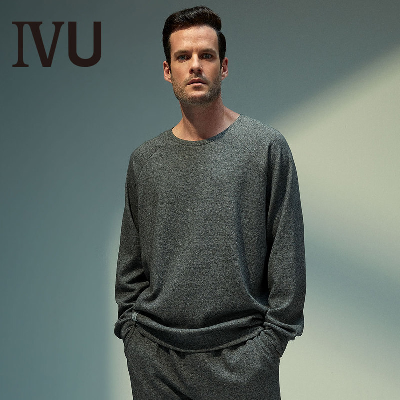엠브리 IVU 남성 코튼 라운드넥 긴팔 스웨트 셔츠 캐주얼 홈 UF00082|UF00083|UF00078