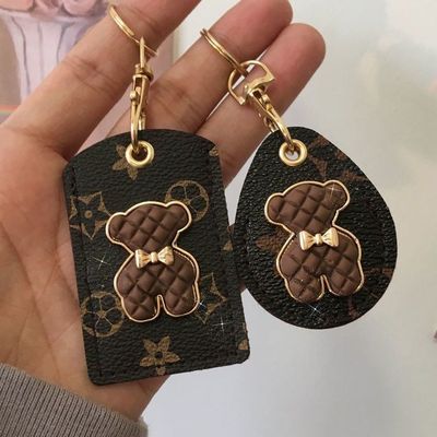 潮牌门禁卡套小长方形创意迷你水滴电梯卡保护套门卡套钥匙扣一体