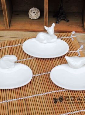 高档陶瓷拍摄小鹿道具