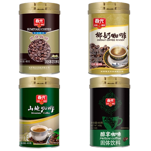 春光海南特产咖啡炭烧椰奶醇享