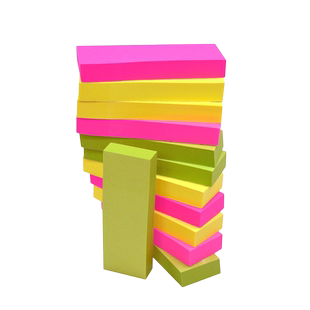 N次贴(stickn) 组合型可再贴自粘荧光便条纸便签本/便利贴/便签纸/ 百事贴多色320系列