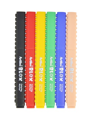 Artline旗牌KTX-300日本进口BLOX系列可拼接创意笔 中小学生中笔水性笔1.2mm书写笔学习文具