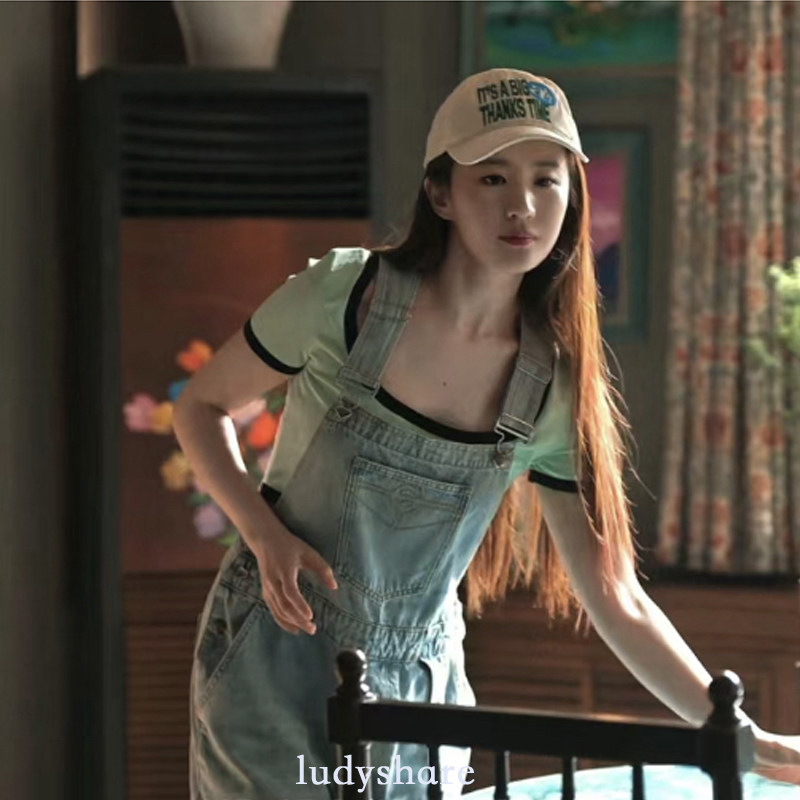 【高品质现货】牛仔背带裤女