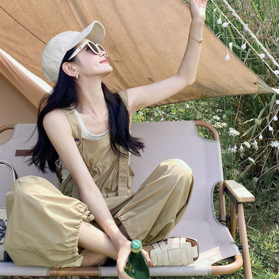 【送运费险】休闲工装背带裤女