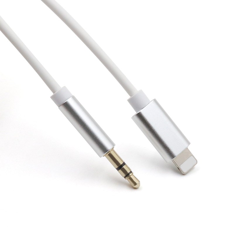 iPhone7Plus蘋果7手機連接汽車aux數據音頻線x車用車載i8與音響聽歌和3.5mm耳機轉接頭音箱輸出轉換線