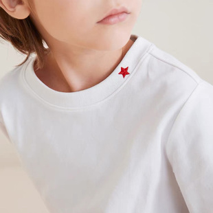 马其顿男童秋冬纯棉长袖T恤衫 基本百搭中大童棉质圆领打底衫T恤