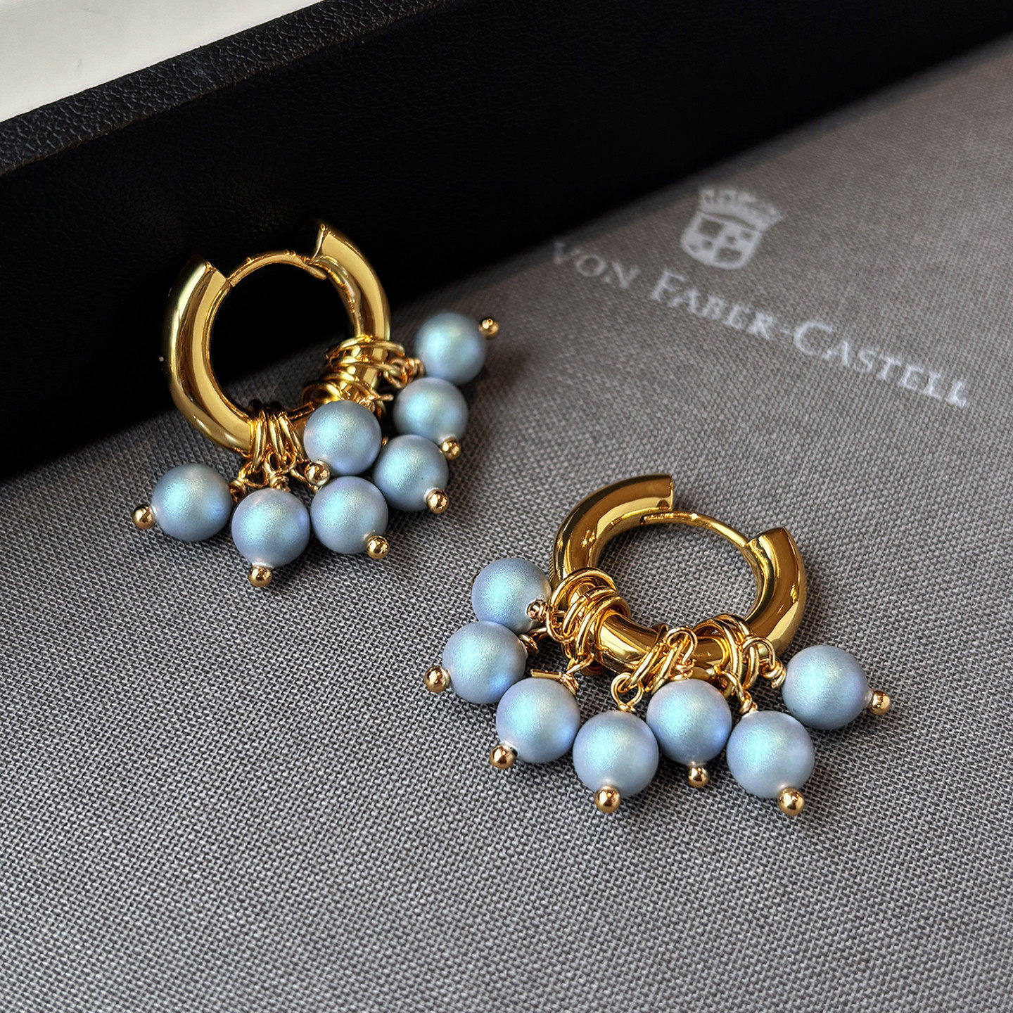 施家华子蓝色珍珠耳环女2026新款爆款高级感耳扣圈圈耳饰流苏耳坠,饰品/流行首饰/时尚饰品新,耳环,淘宝优惠券,粉丝福利购,淘宝优惠卷