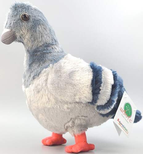 （代购）美国adore仿真鸽子dove pigeon毛绒玩具公仔