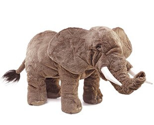 （现货包邮）folkmanis大号仿真非洲大象毛绒玩具公仔早教手偶