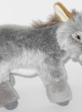 （代购）德国semo仿真长毛驴donkey毛绒玩具公仔