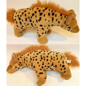 toy plush 代购 美国fiesta仿真斑鬣狗hyena毛绒玩具stuffed