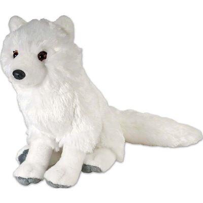 （代购）美国wild republic仿真北极狐arctic fox毛绒玩具公仔
