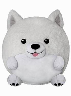 （代购）美国squishable萨摩耶狗狗samoyed毛绒玩具公仔球形抱枕