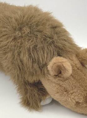 （代购）wildlife artists仿真披毛犀woolly rhino毛绒玩具公仔