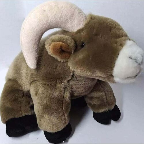 （代购）美国wild republic仿真大角羊bighorn毛绒玩具plush toy