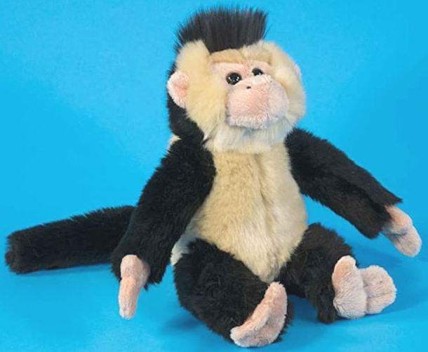 （代购）德国dowman仿真黑帽悬猴capuchin毛绒玩具公仔