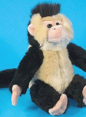 （代购）德国dowman仿真黑帽悬猴capuchin毛绒玩具公仔