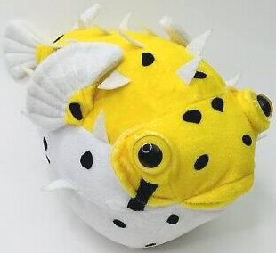 （现货+包邮）美国adore仿真刺鲀porcupine fish毛绒玩具公仔