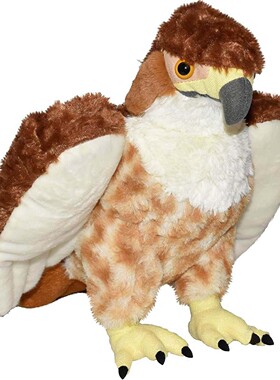 （代购）美国wild republic仿真红尾鵟red tailed hawk毛绒玩具