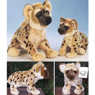 （代购）美国save our space仿真小号斑鬣狗hyena毛绒玩具公仔