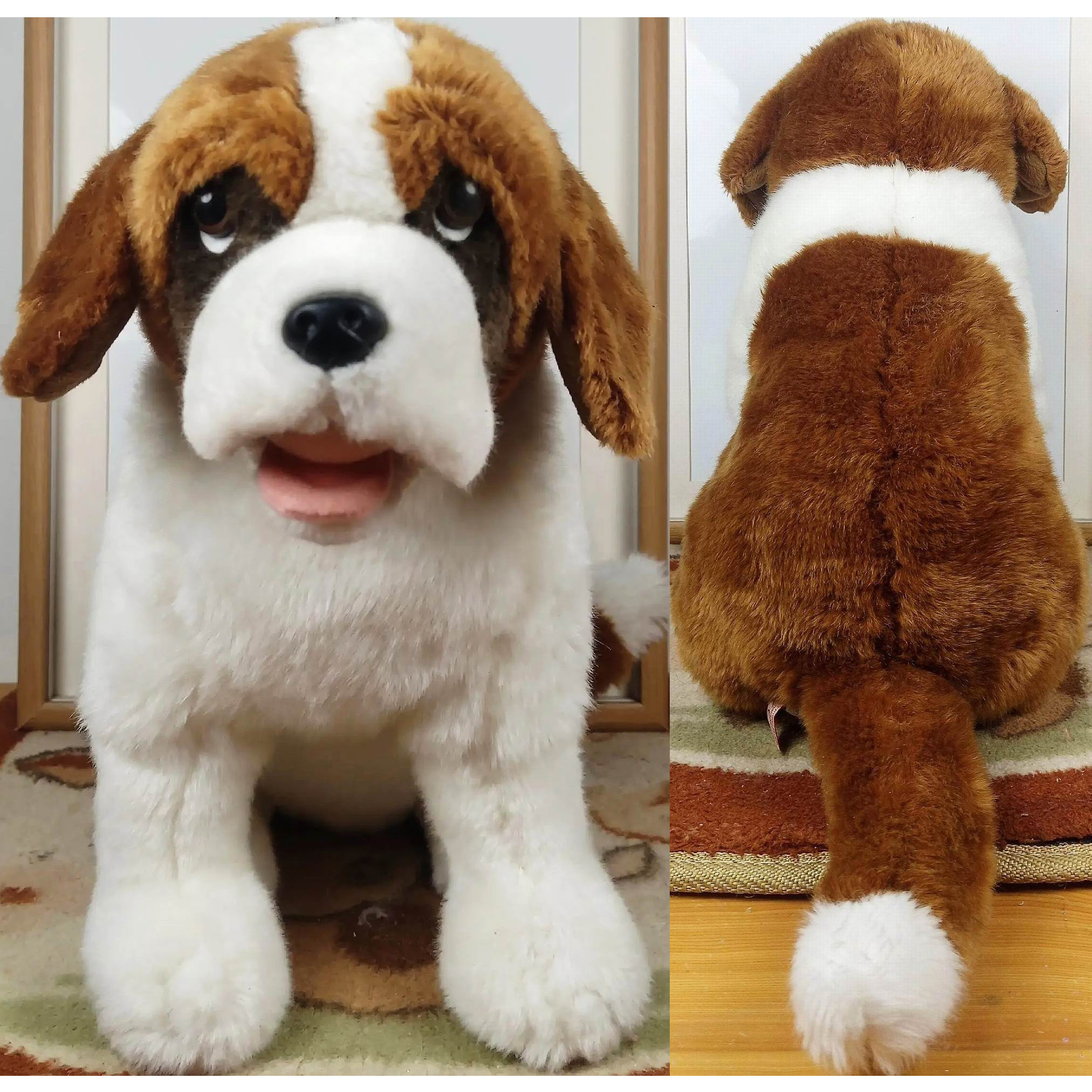 （代购）德国teddy hermann仿真圣伯纳犬st bernard毛绒玩具公仔