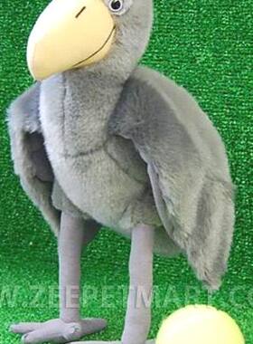 （代购）仿真小号站姿鲸头鹳shoebill毛绒玩具公仔