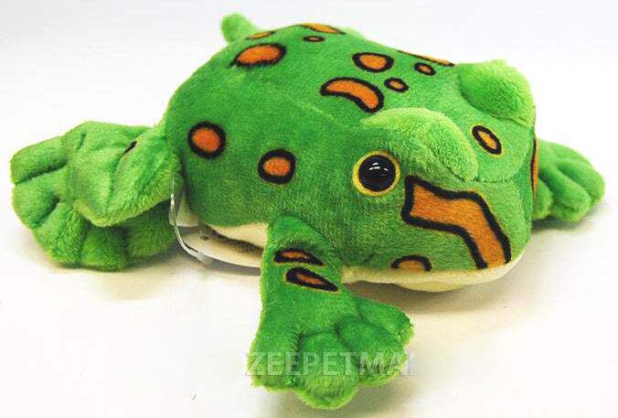 (代购)仿真阿根廷角蛙horned frog毛绒玩具公仔