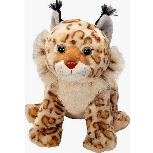 （代购）美国wild republic仿真小号短尾猫bobcat毛绒玩具公仔