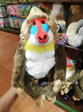 （定做）仿真山魈mandrill狮子王拉斐奇毛绒玩具公仔
