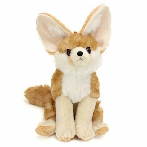 （现货+包邮）仿真大号大耳廓狐fennec fox毛绒玩具公仔