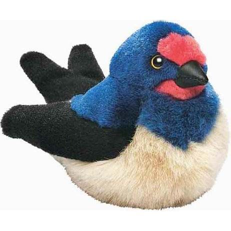 （代购）美国wild republic仿真家燕子barn swallow毛绒玩具公仔