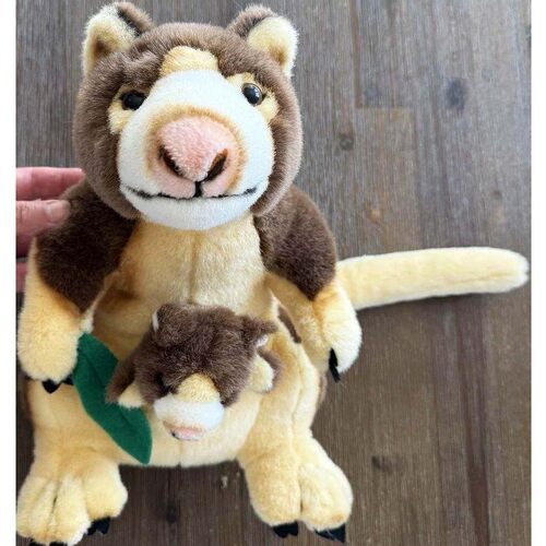 （代购）美国wild republic仿真赤树袋鼠tree kangaroo毛绒玩具