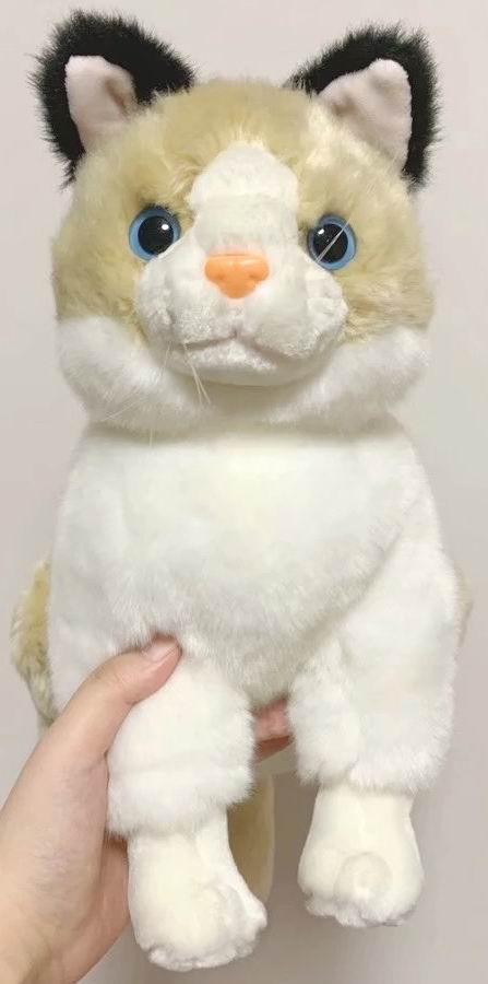 （定做）仿真奶茶色布偶猫ragdoll毛绒玩具公仔