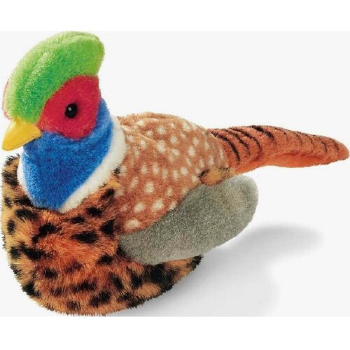 （代购）美国wild republic仿真环颈雉鸡pheasant毛绒玩具公仔