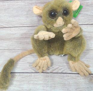 （代购）WWF世界自然基金会仿真眼镜猴tarsier毛绒玩具公仔