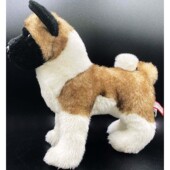 英国douglas仿真美系秋田犬狗狗akita毛绒玩具plush 代购 toy