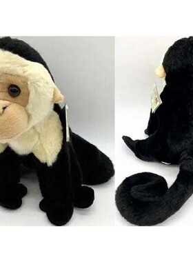 （代购）美国wild republic仿真白面卷尾猴capuchin毛绒玩具公仔