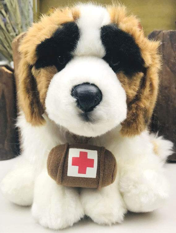 （代购）德国uni-toys仿真圣伯纳犬狗狗st bernard毛绒玩具公仔