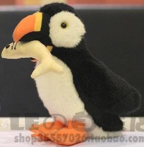 （定做）仿真捕鱼海鹦puffin毛绒玩具公仔