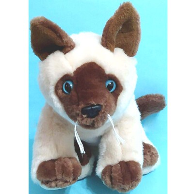 （代购）美国wild republic仿真暹罗猫siamese cat毛绒玩具公仔