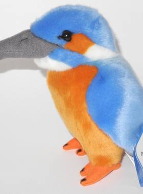 （代购）德国semo仿真翠鸟kingfisher毛绒玩具公仔
