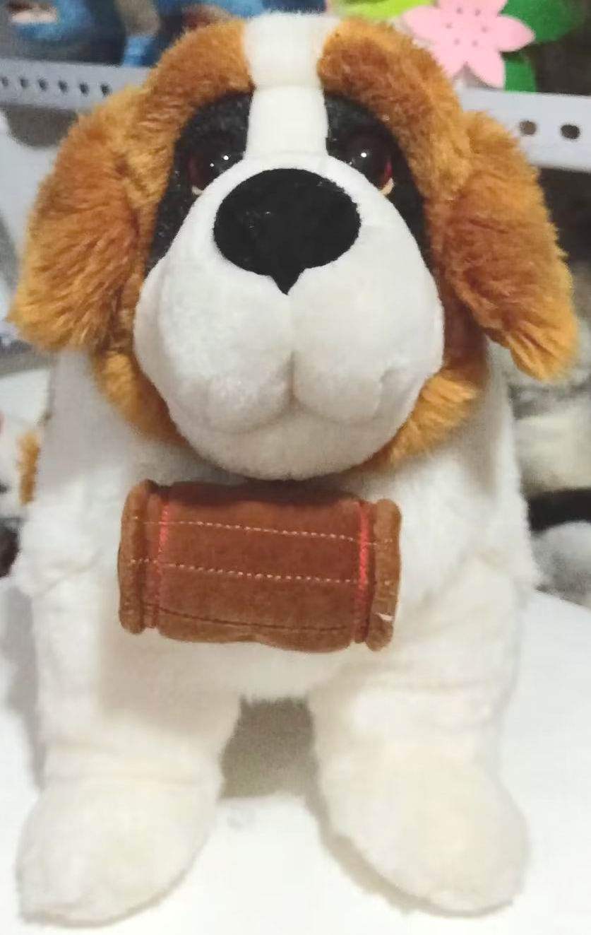 （代购）意大利trudi仿真圣伯纳犬狗狗st bernard毛绒玩具公仔