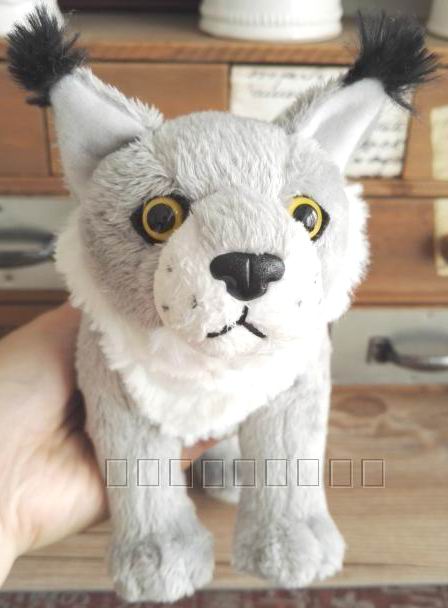 （定做）仿真加拿大猞猁canadian lynx毛绒玩具公仔