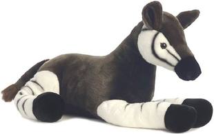 (代购)美国fiesta仿真霍加狓okapi毛绒玩具公仔