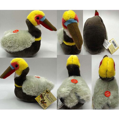 （代购）美国wild republic仿真褐鹈鹕brown pelican毛绒玩具公仔