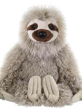 （代购）美国wild republic仿真三趾树懒sloth毛绒玩具公仔