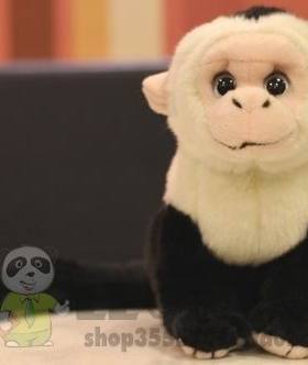 （代购）德国uni-toys仿真白头卷尾猴capuchin毛绒玩具公仔