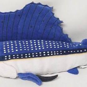 （代购）美国wildlife artists仿真旗鱼sailfish毛绒玩具公仔