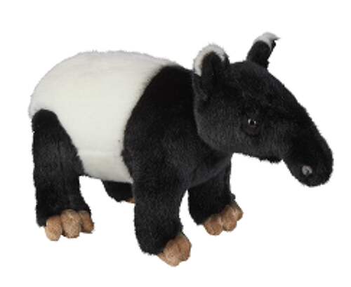 （代购）仿真马来貘malayan tapir毛绒玩具公仔