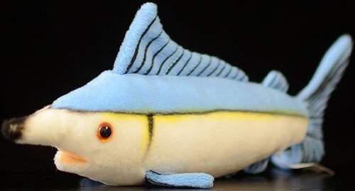 （代购）英国cabin critter仿真大号剑鱼swordfish毛绒玩具公仔